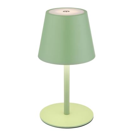 Globo - LED ściemnialna dotykowa ładowalna zewnętrzna lampa stołowa 3 w 1 LED/3W/5V 3000/4000/5000K IP54 1800 mAh zielona