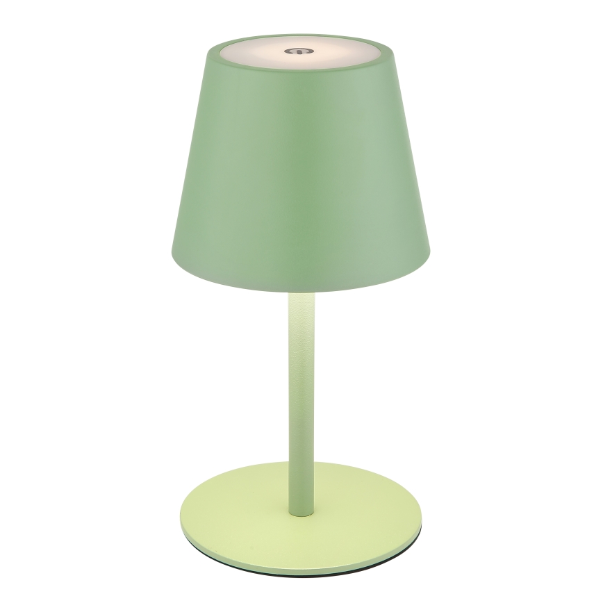 Globo - LED ściemnialna dotykowa ładowalna zewnętrzna lampa stołowa 3 w 1 LED/3W/5V 3000/4000/5000K IP54 1800 mAh zielona