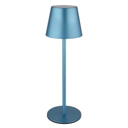 Globo - dotykowa, ściemnialna, ładowalna zewnętrzna lampka stołowa 3 w 1 LED/3W/5V 3000/4000/5000K IP54 1800 mAh niebieska