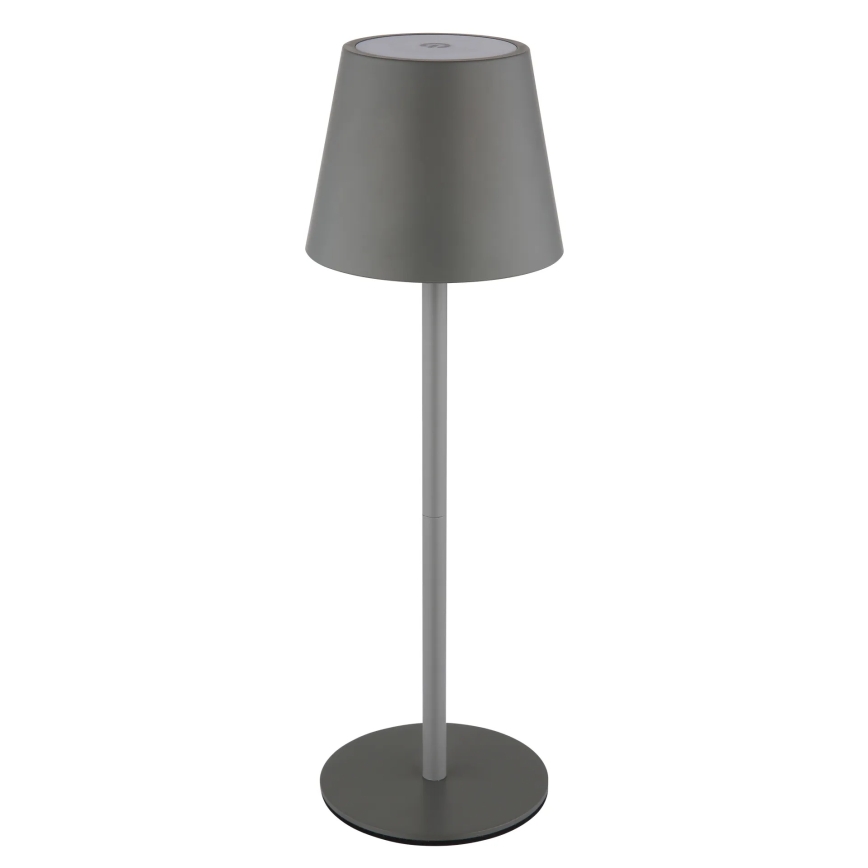 Globo - LED ściemniana, dotykowo sterowana, ładowalna zewnętrzna lampa stołowa 3w1 LED/3W/5V 3000/4000/5000K IP54 1800 mAh szara
