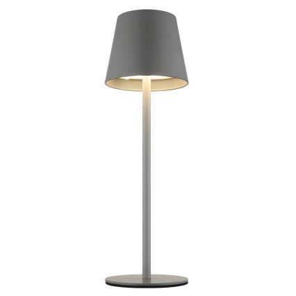 Globo - LED ściemniana, dotykowo sterowana, ładowalna zewnętrzna lampa stołowa 3w1 LED/3W/5V 3000/4000/5000K IP54 1800 mAh szara