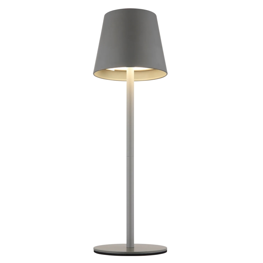 Globo - LED ściemniana, dotykowo sterowana, ładowalna zewnętrzna lampa stołowa 3w1 LED/3W/5V 3000/4000/5000K IP54 1800 mAh szara