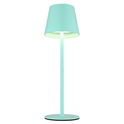 Globo - 3 w 1 zewnętrzna lampa stołowa LED, ściemnialna, dotykowa, ładowalna LED/3W/5V 3000/4000/5000K IP54 1800 mAh miętowozielona