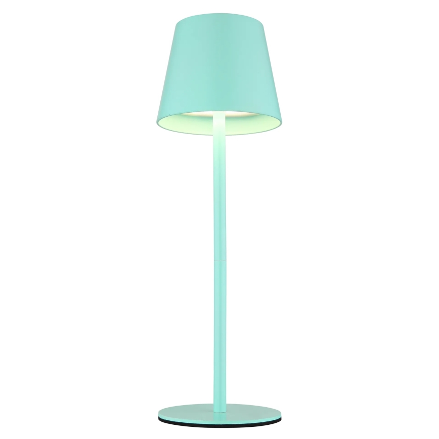Globo - 3 w 1 zewnętrzna lampa stołowa LED, ściemnialna, dotykowa, ładowalna LED/3W/5V 3000/4000/5000K IP54 1800 mAh miętowozielona