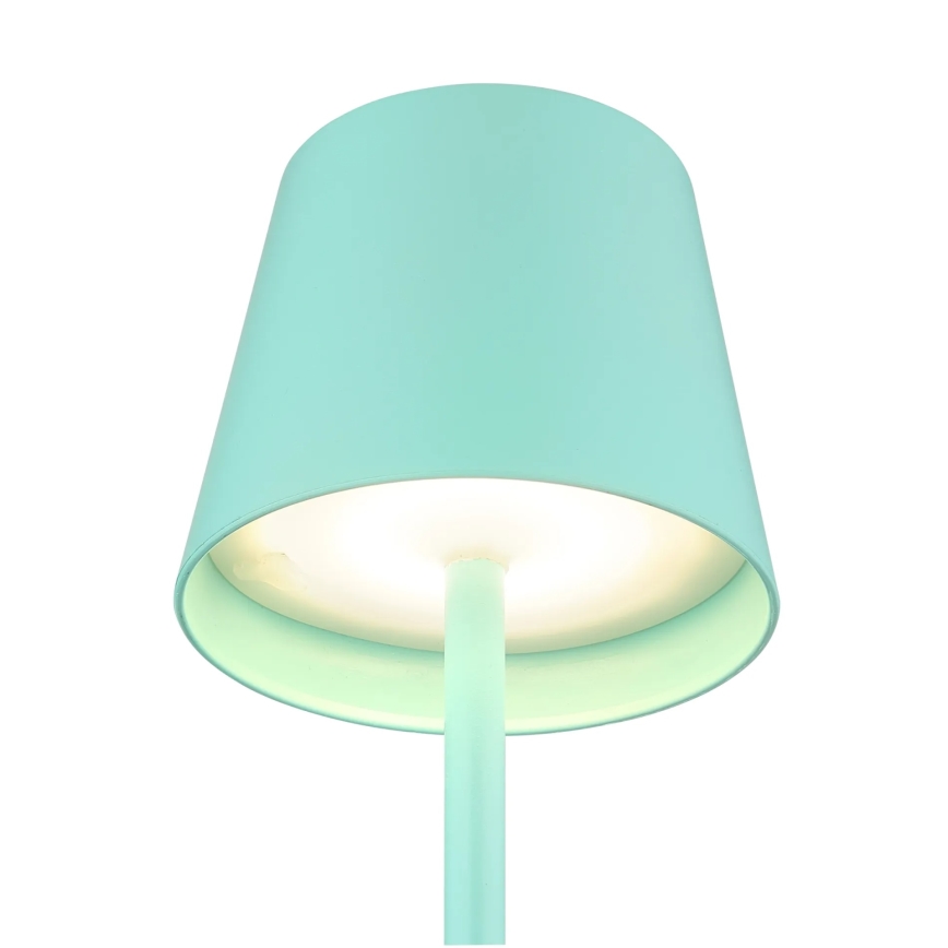 Globo - 3 w 1 zewnętrzna lampa stołowa LED, ściemnialna, dotykowa, ładowalna LED/3W/5V 3000/4000/5000K IP54 1800 mAh miętowozielona