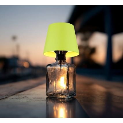 Globo - LED ściemnialna dotykowa ładowalna zewnętrzna lampa stołowa 3w1 LED/3W/5V 3000/4000/5000K IP54 1800 mAh zielona