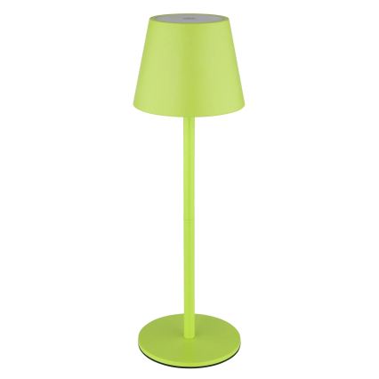 Globo - LED ściemnialna dotykowa ładowalna zewnętrzna lampa stołowa 3w1 LED/3W/5V 3000/4000/5000K IP54 1800 mAh zielona