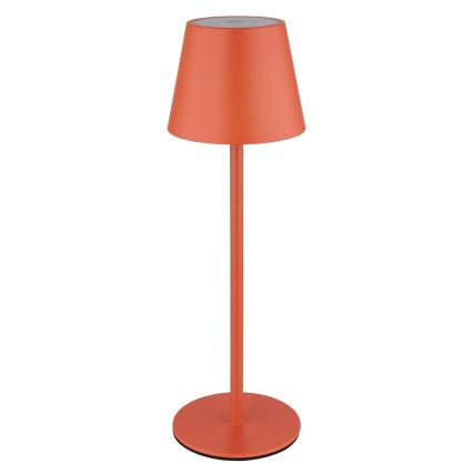 Globo - Lampa stołowa zewnętrzna 3 w 1 LED, ściemniana, z dotykowym sterowaniem i ładowaniem, 3W/5V, 3000/4000/5000K, IP54, 1800 mAh, czerwona