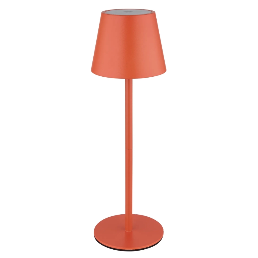 Globo - Lampa stołowa zewnętrzna 3 w 1 LED, ściemniana, z dotykowym sterowaniem i ładowaniem, 3W/5V, 3000/4000/5000K, IP54, 1800 mAh, czerwona