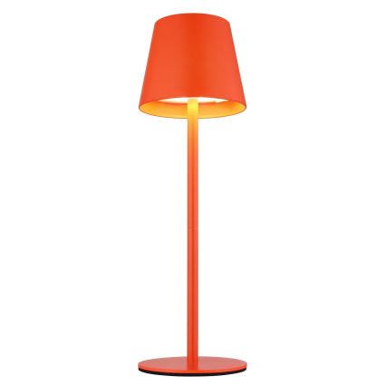 Globo - Lampa stołowa zewnętrzna 3 w 1 LED, ściemniana, z dotykowym sterowaniem i ładowaniem, 3W/5V, 3000/4000/5000K, IP54, 1800 mAh, czerwona