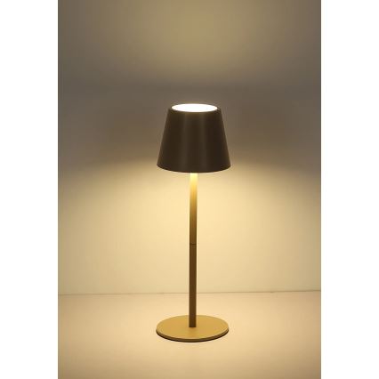 Globo - Dotykowo ściemniana, ładowalna lampa stołowa zewnętrzna LED/3W/5V 3000/4000/5000K IP54 1800 mAh