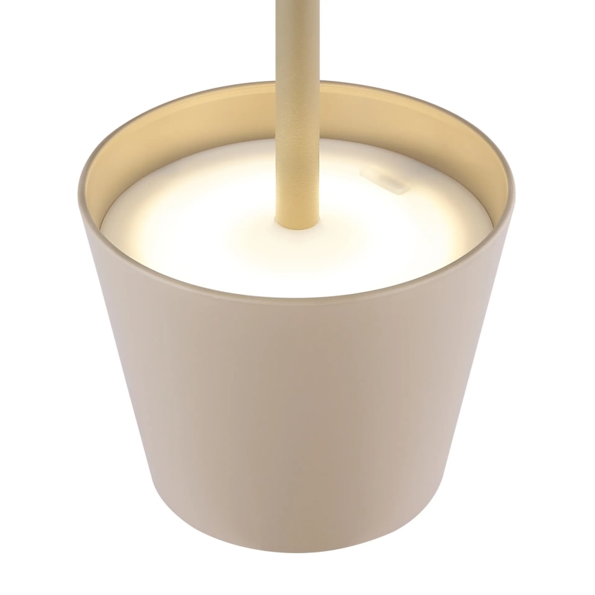 Globo - Dotykowo ściemniana, ładowalna lampa stołowa zewnętrzna LED/3W/5V 3000/4000/5000K IP54 1800 mAh