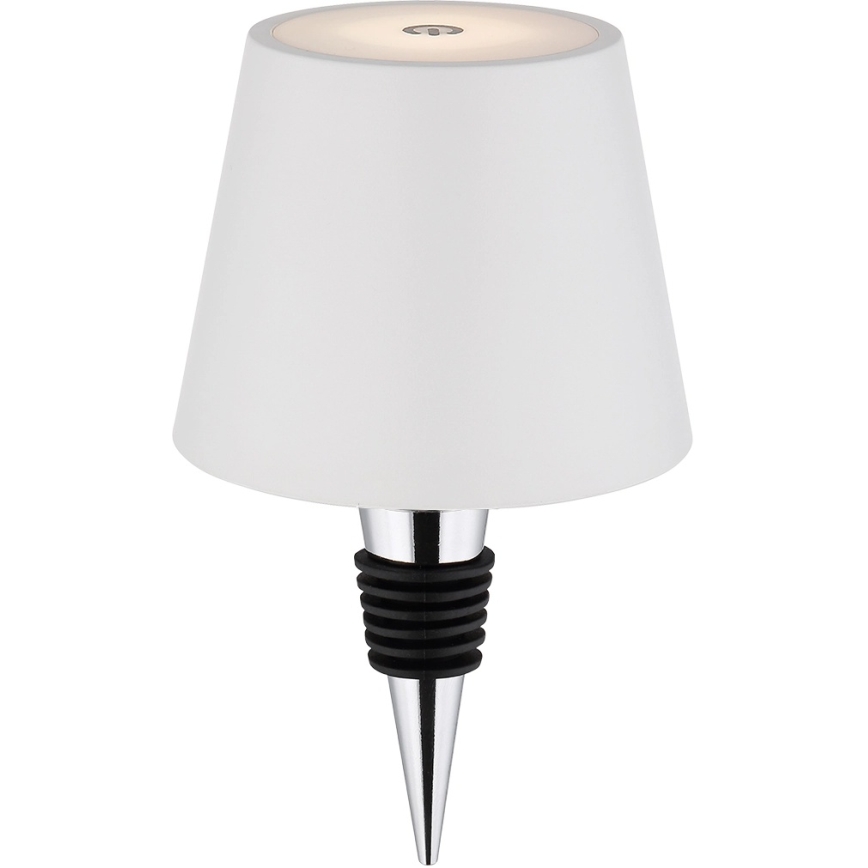 Globo - LED Ściemnialna dotykowa ładowalna zewnętrzna lampa stołowa 3w1 LED/3W/5V 3000/4000/5000K IP54 1800 mAh biała