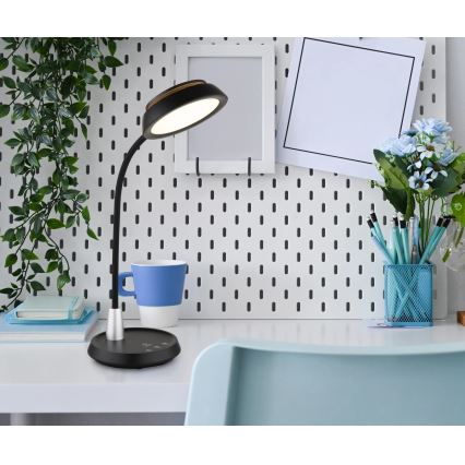 Globo - Dotykowa ściemniana lampa stołowa LED/12W/230V 3000/4000/6500K czarna