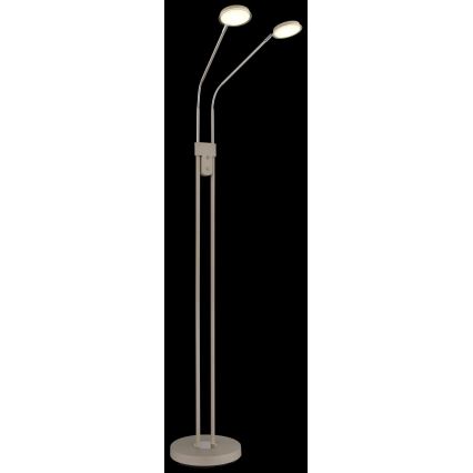 Globo - Ściemnialna lampa stojąca LED 2xLED/6,5W/230V 2700/3350/4000K beżowa