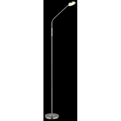 Globo - ściemniana lampa stojąca LED z dotykowym sterowaniem LED/6,5W/230V 2700/3350/4000K matowy chrom