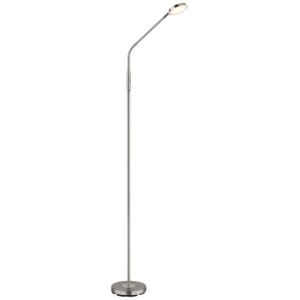 Globo - ściemniana lampa stojąca LED z dotykowym sterowaniem LED/6,5W/230V 2700/3350/4000K matowy chrom