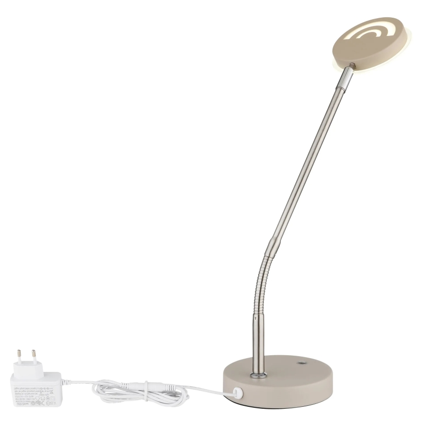 Globo - Dotykowa ściemniana lampa stołowa LED/6,5W/230V 2700/3350/4000K beżowa