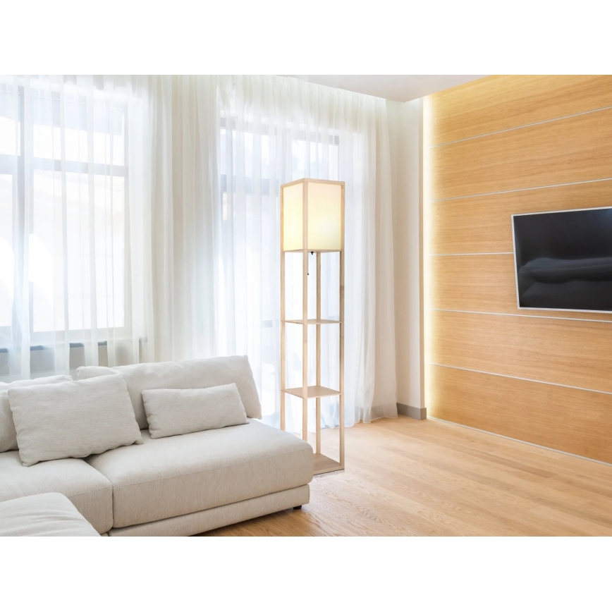 Globo - Lampa podłogowa 1xE27/60W/230V beżowa