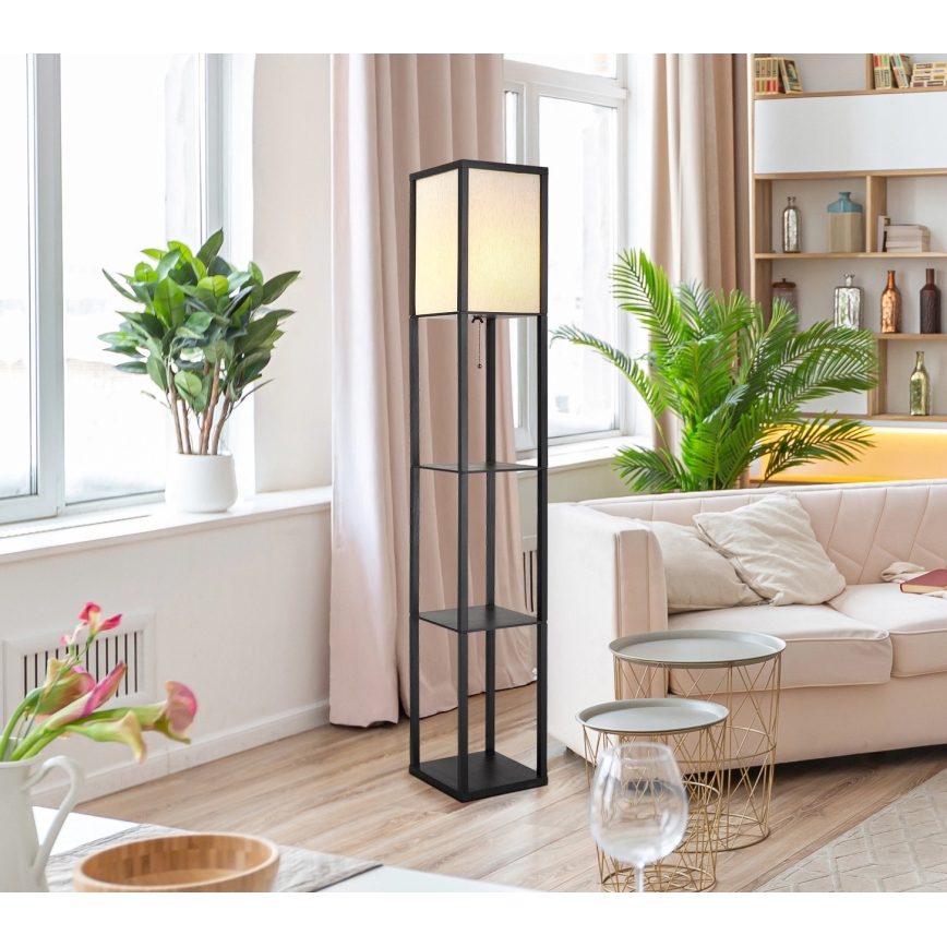 Globo - Lampa stojąca 1xE27/60W/230V czarna