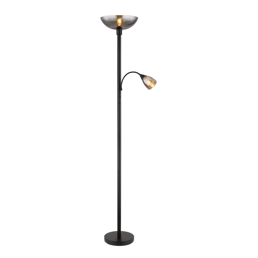 Globo - Lampa podłogowa 1xE27/60W/230V + 1xE14/40W