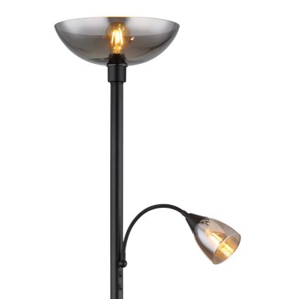 Globo - Lampa podłogowa 1xE27/60W/230V + 1xE14/40W