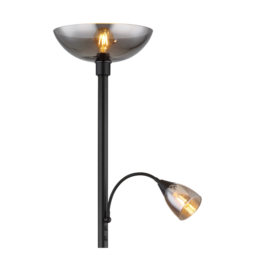 Globo - Lampa podłogowa 1xE27/60W/230V + 1xE14/40W