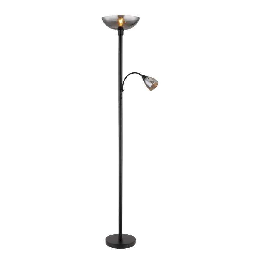 Globo - Lampa podłogowa 1xE27/60W/230V + 1xE14/40W