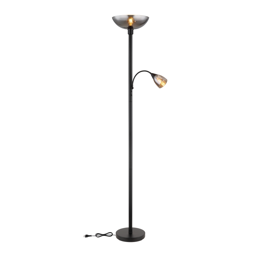 Globo - Lampa podłogowa 1xE27/60W/230V + 1xE14/40W