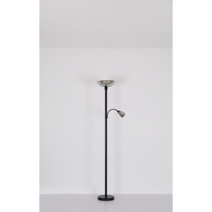 Globo - Lampa podłogowa 1xE27/60W/230V + 1xE14/40W