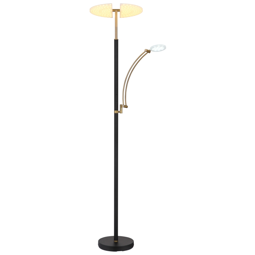 Globo - LED ściemniana lampa stojąca LED/40W/230V + LED/5,5W 2700/4000/6000K czarna