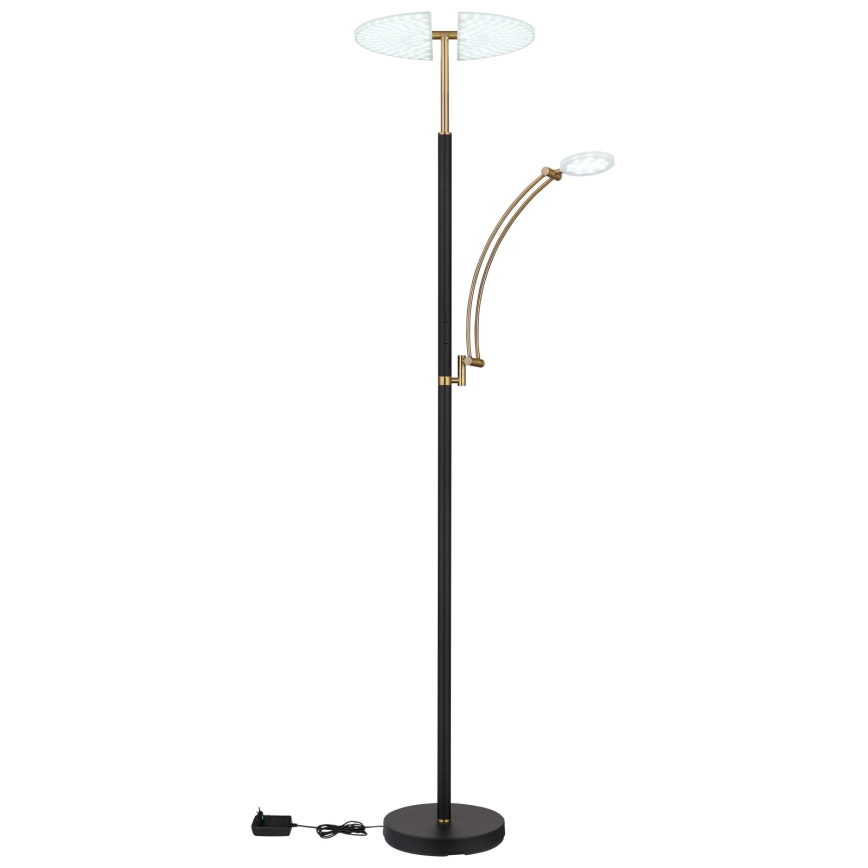 Globo - LED ściemniana lampa stojąca LED/40W/230V + LED/5,5W 2700/4000/6000K czarna