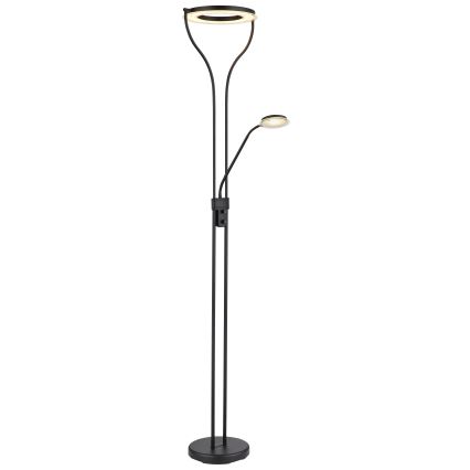 Globo - ściemnialna lampa stojąca LED/20W/230V + LED/4W 3000K czarna