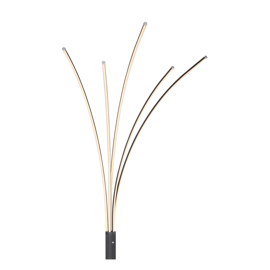 Globo - Dotykowo ściemniana lampa stojąca LED/36W/230V czarna