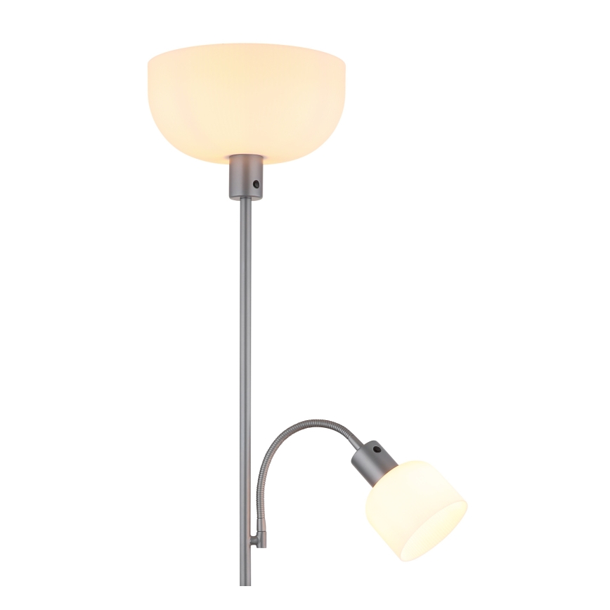 Globo - Lampa podłogowa 1xE27/40W/230V + 1xE14/25W