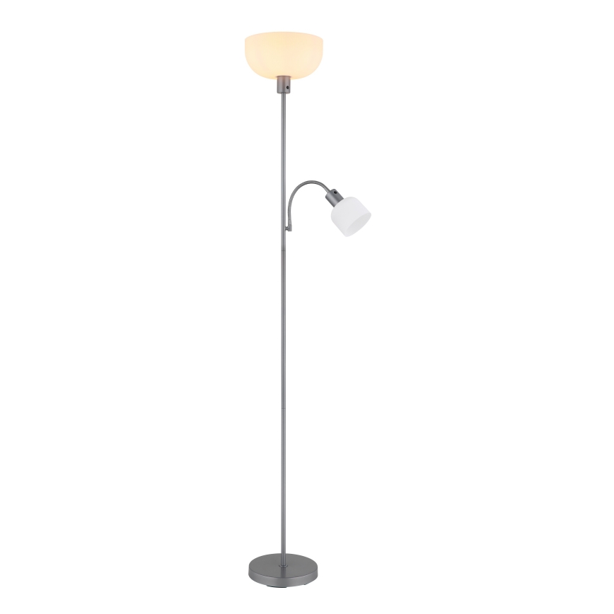 Globo - Lampa podłogowa 1xE27/40W/230V + 1xE14/25W