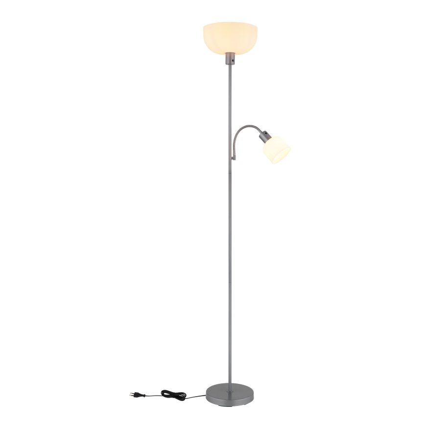 Globo - Lampa podłogowa 1xE27/40W/230V + 1xE14/25W