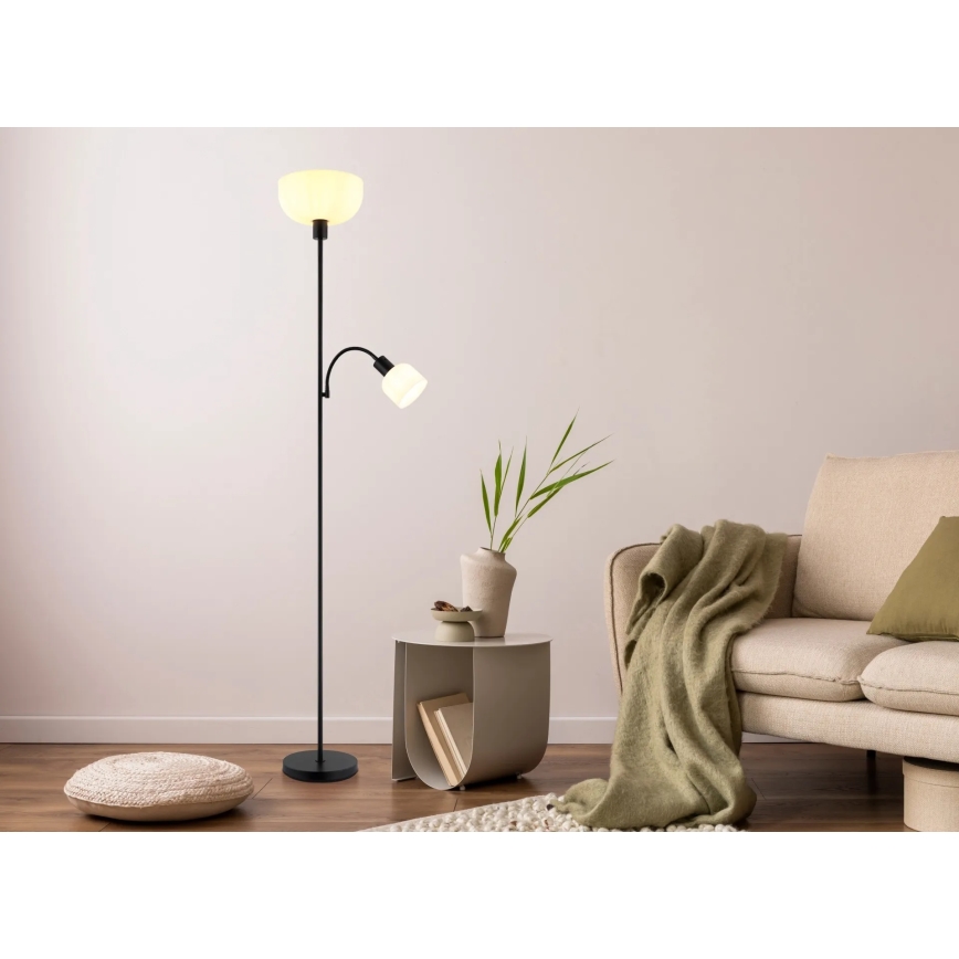 Globo - Lampa stojąca 1xE27/40W/230V + 1xE14/25W