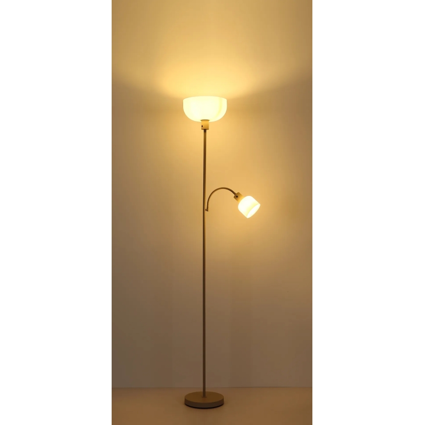 Globo - Lampa stojąca 1xE27/40W/230V + 1xE14/25W