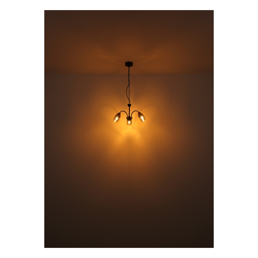 Globo - Żyrandol na łańcuchu 3xE14/25W/230V