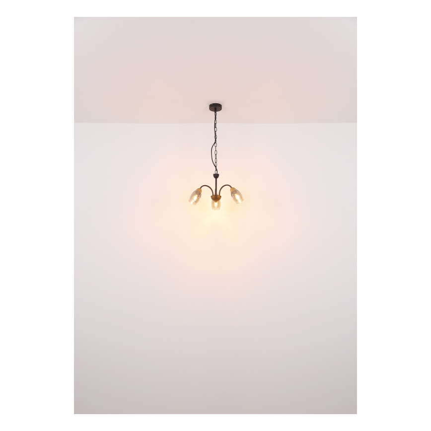Globo - Żyrandol na łańcuchu 3xE14/25W/230V