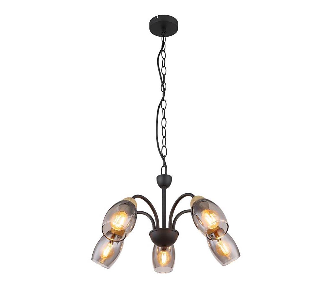 Globo 60297-5H - Żyrandol na łańcuchu GERLY 5xE14/25W/230V