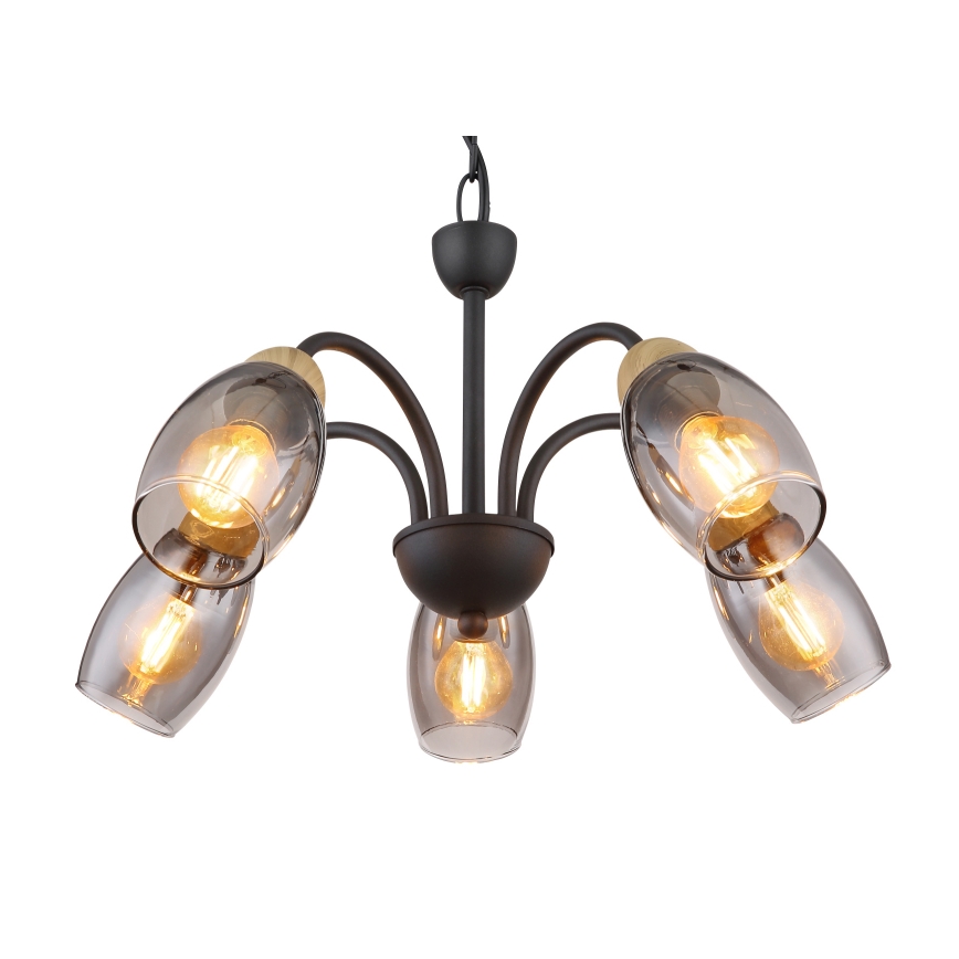 Globo - Żyrandol na łańcuchu 5xE14/25W/230V
