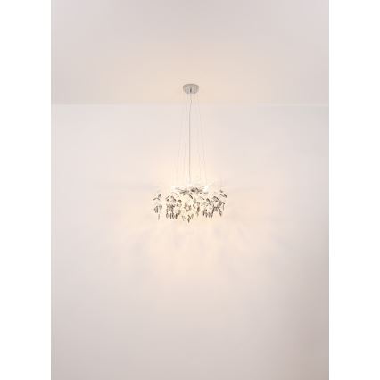Globo - Żyrandol na lince 8xG9/8W/230V śr. 61 cm złoty