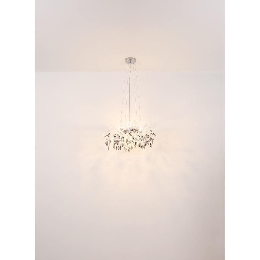 Globo - Żyrandol na lince 8xG9/8W/230V śr. 61 cm złoty