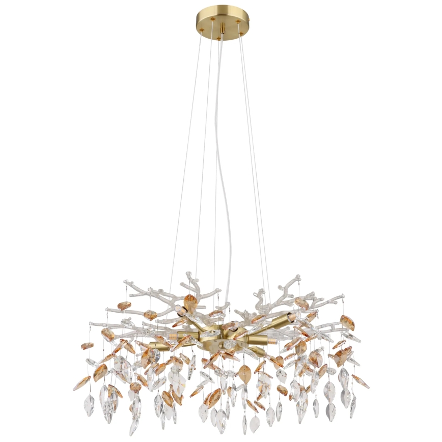 Globo - Żyrandol na lince 8xG9/8W/230V śr. 61 cm złoty
