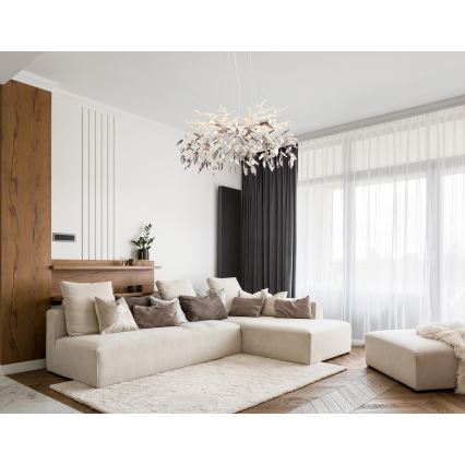 Globo - Żyrandol na lince 8xG9/8W/230V śr. 61 cm chrom błyszczący