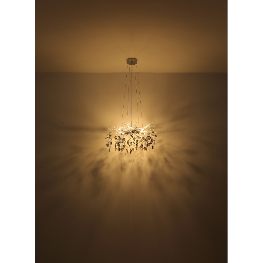 Globo - Żyrandol na lince 8xG9/8W/230V śr. 61 cm chrom błyszczący