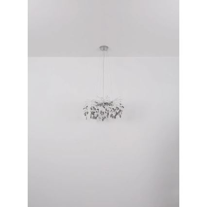 Globo - Żyrandol na lince 8xG9/8W/230V śr. 61 cm chrom błyszczący