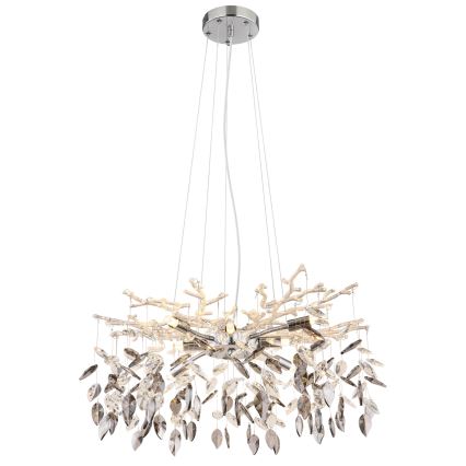 Globo - Żyrandol na lince 8xG9/8W/230V śr. 61 cm chrom błyszczący
